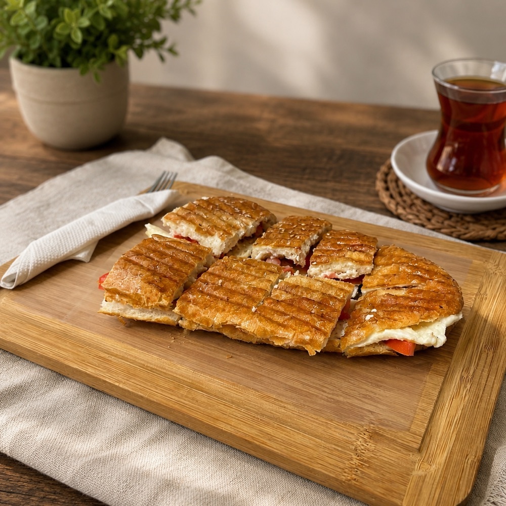 Beyaz Peynir - Domatesli Tost
