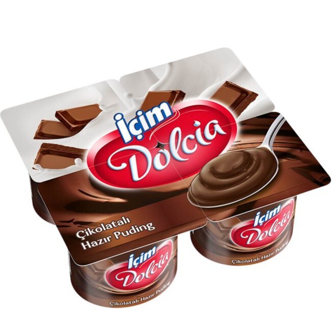 Puding Dolcia Çikolatalı 4×60 Gr