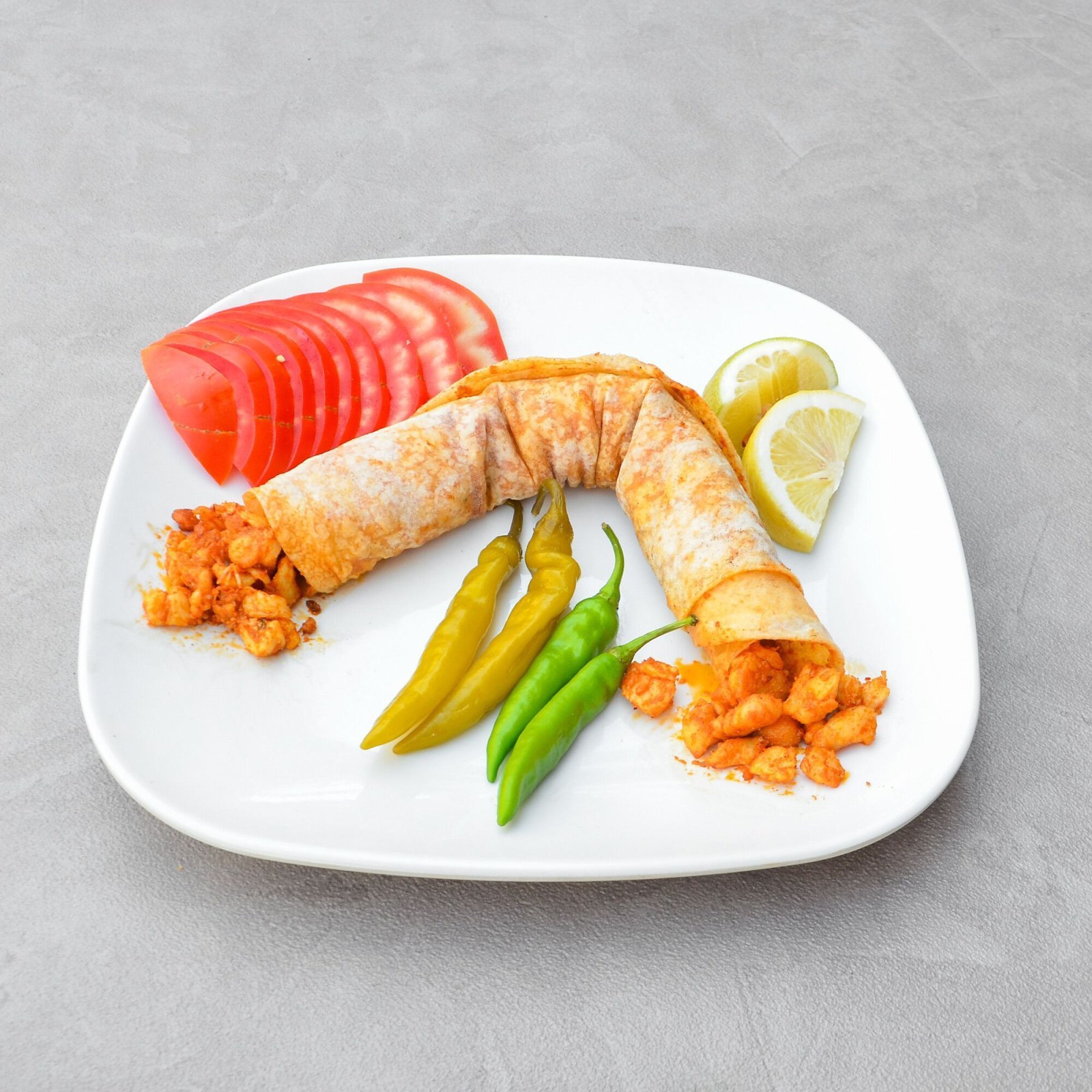 Tavuk Tantuni Çift Lavaş