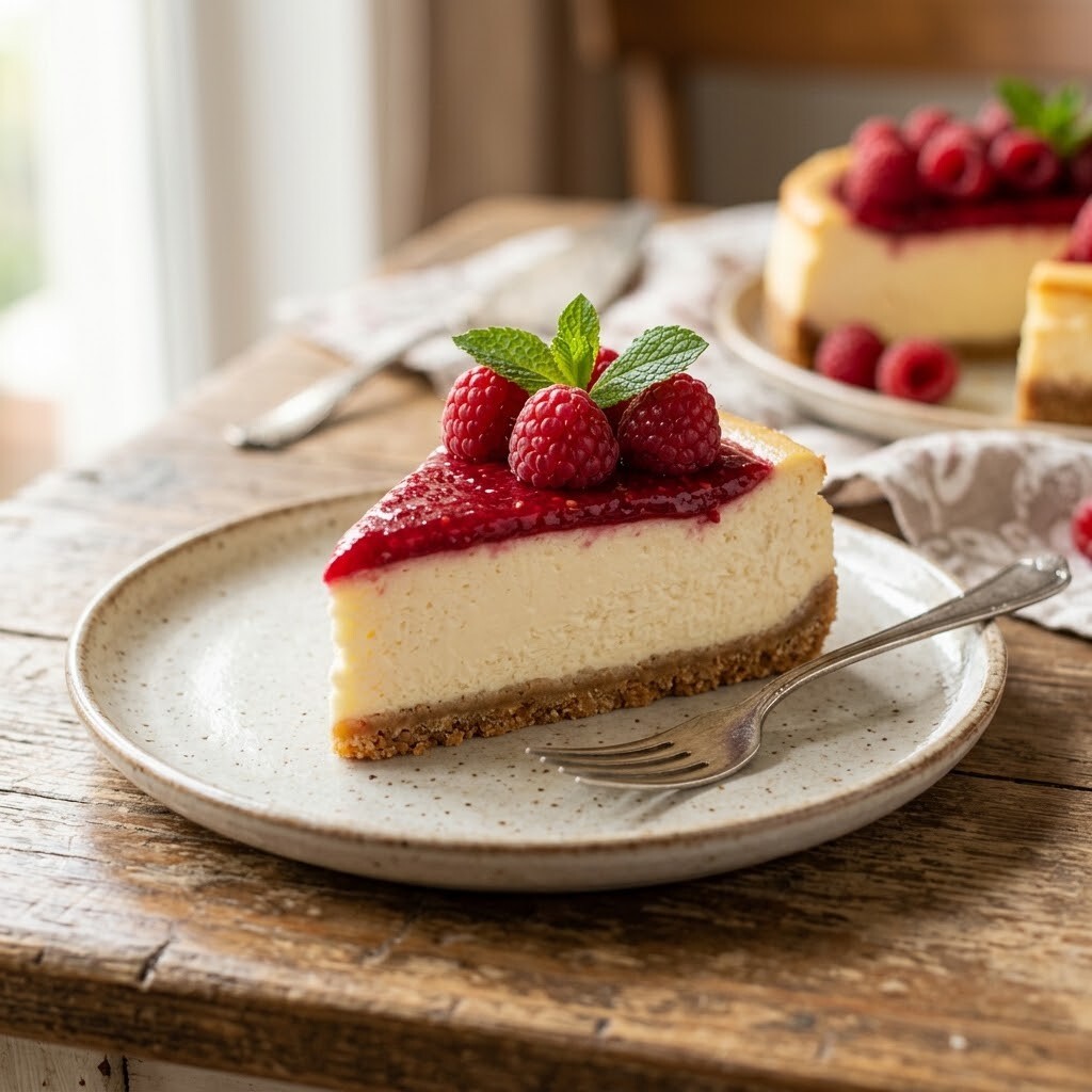 Frambuazlı Cheesecake