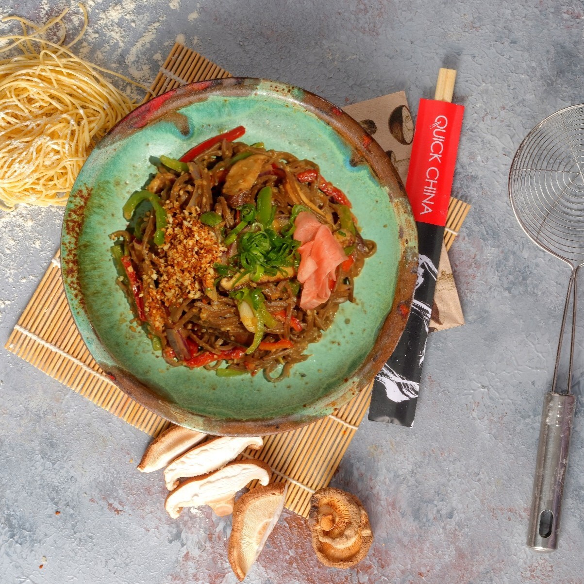 140 Sebzeli Soba Noodle