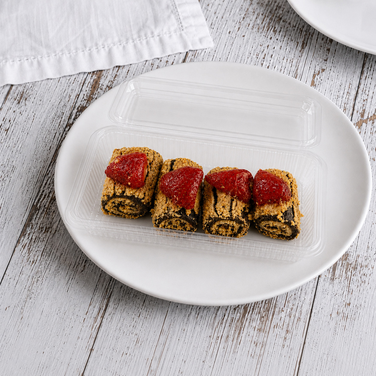 Mini İbiza Çilekli Roll (300 Gr)