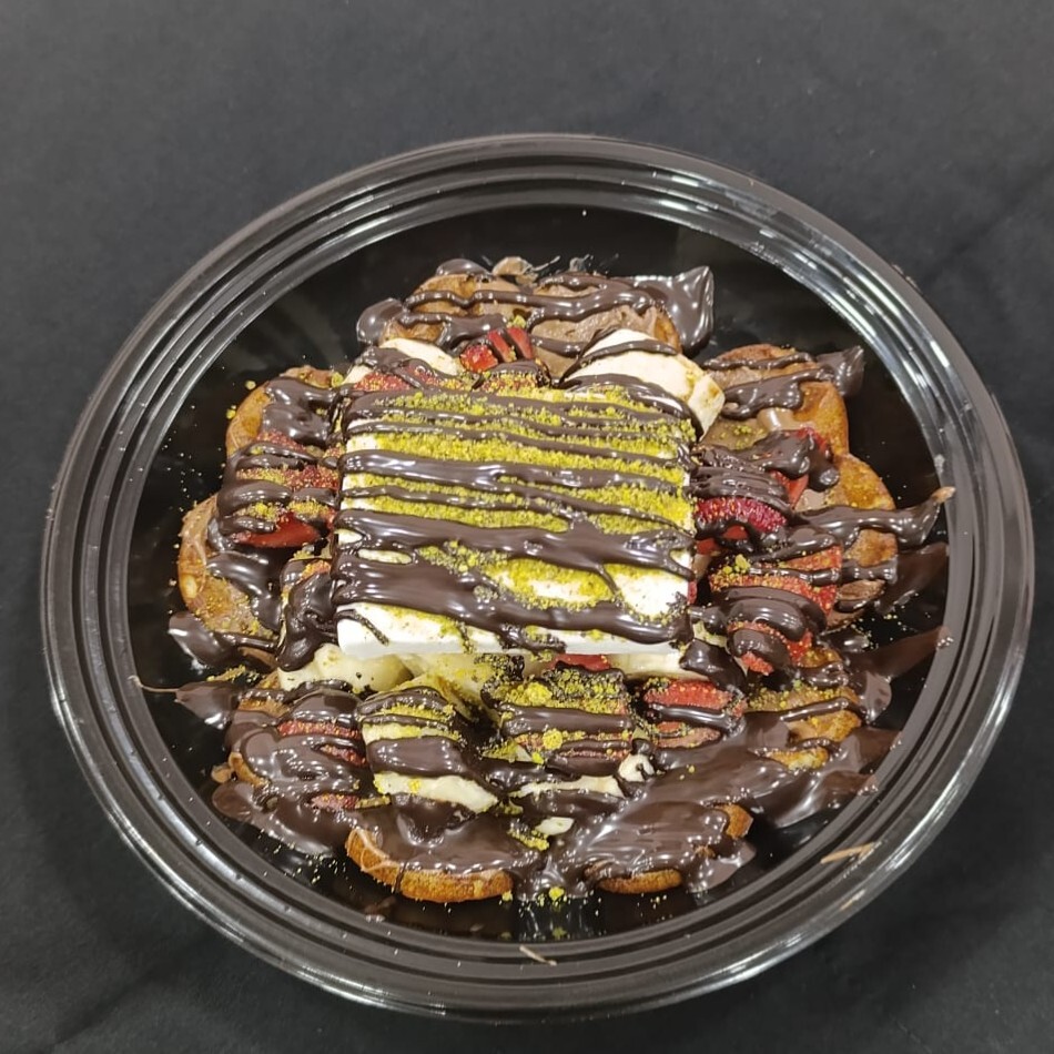 Kesme Dondurmalı Waffle