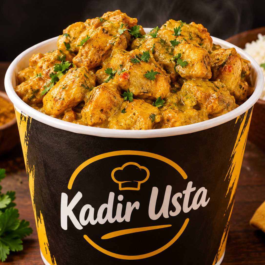 Köri Soslu Kremalı Tavuk ve Pilav