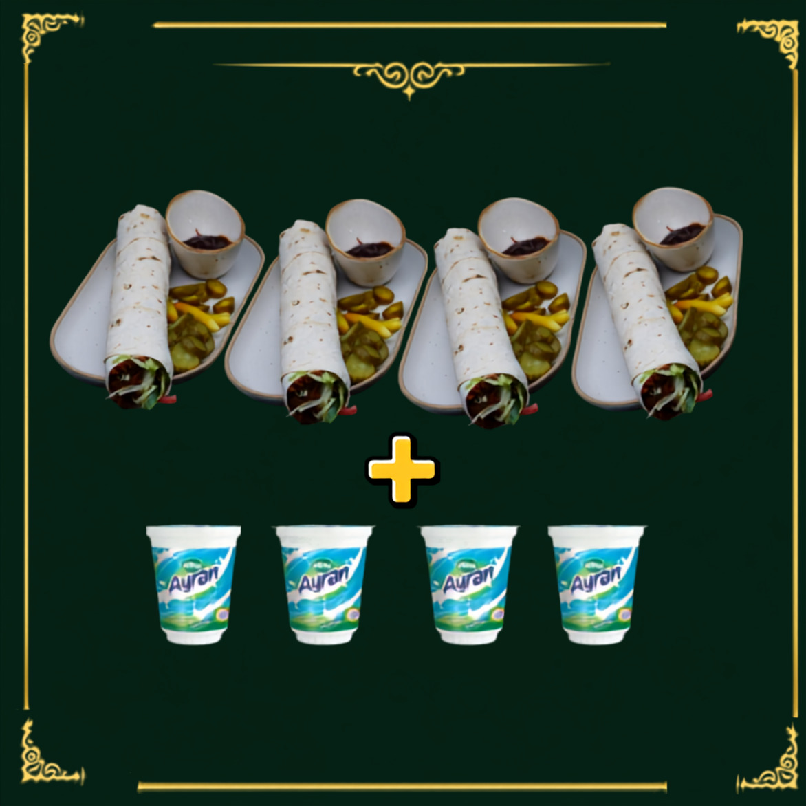 4'Lü Double Dürüm Menü