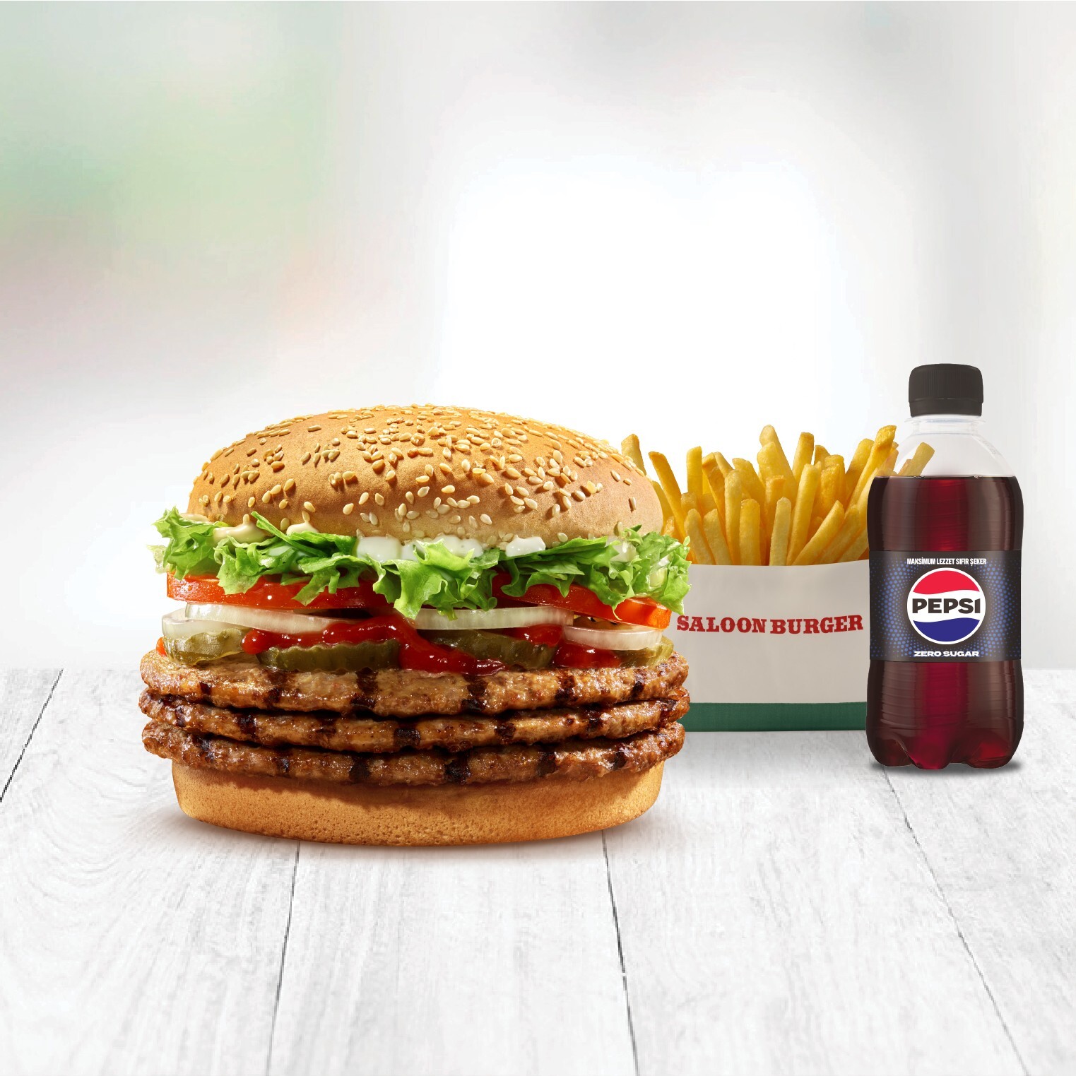 Trio Kadri Burger Menü