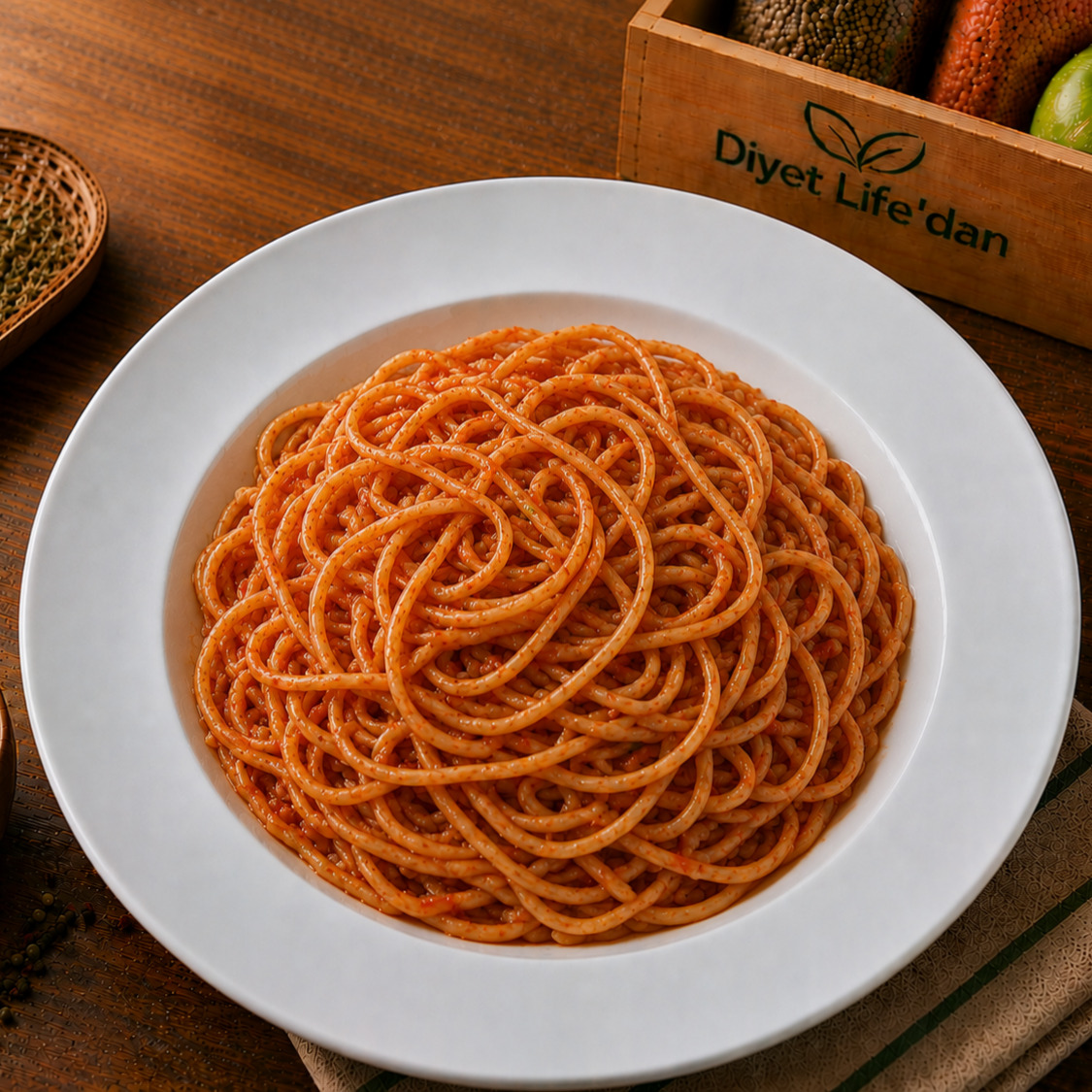 Diyet Life'dan Salçalı Spagetti