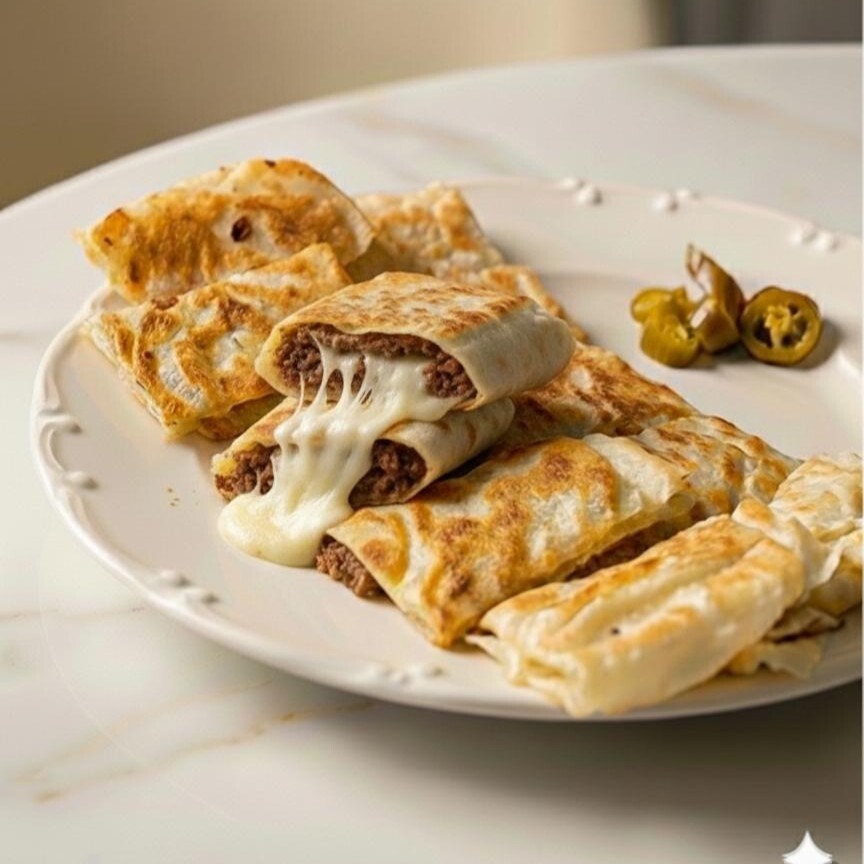 Kıymalı Kaşarlı Gözleme