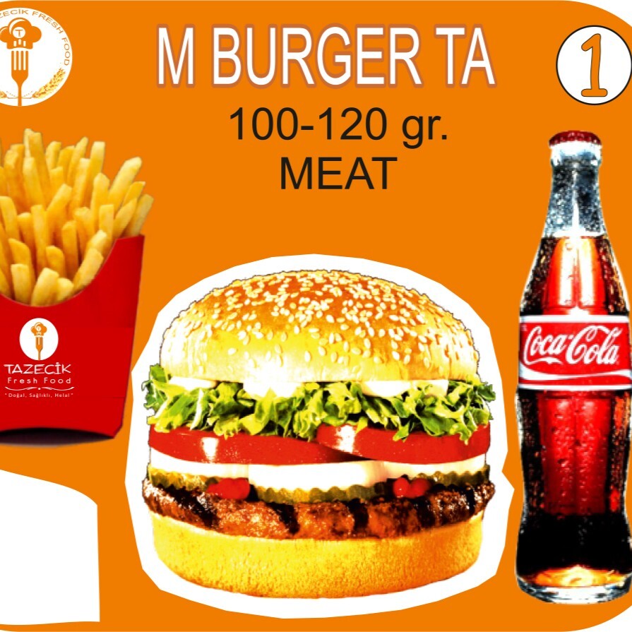 Em Burger TA Menü +coca cola