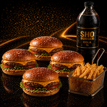 4 Adet Cheese Burger Menü
