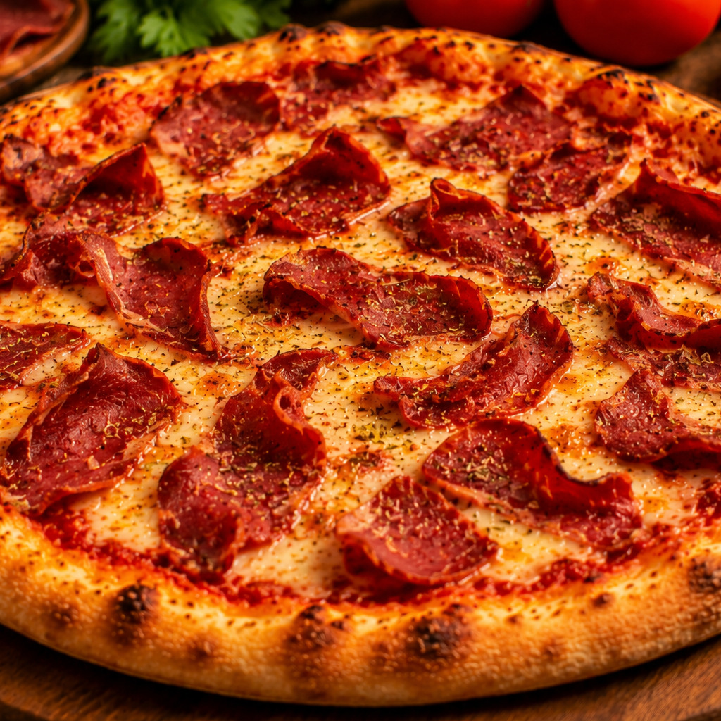 Pastırmalı Pizza (Küçük Boy)
