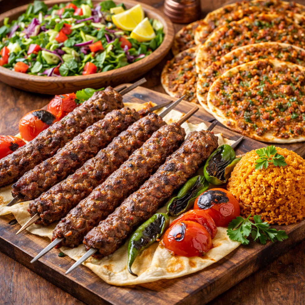 5 Şiş Adana 5 Lahmacun