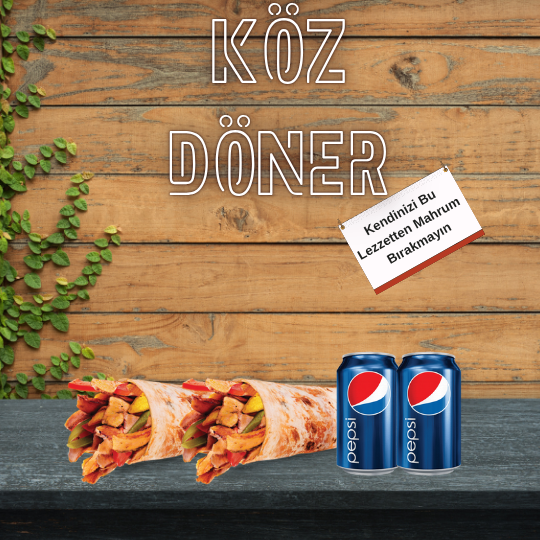 Köz Two Dürüm Kola Menü