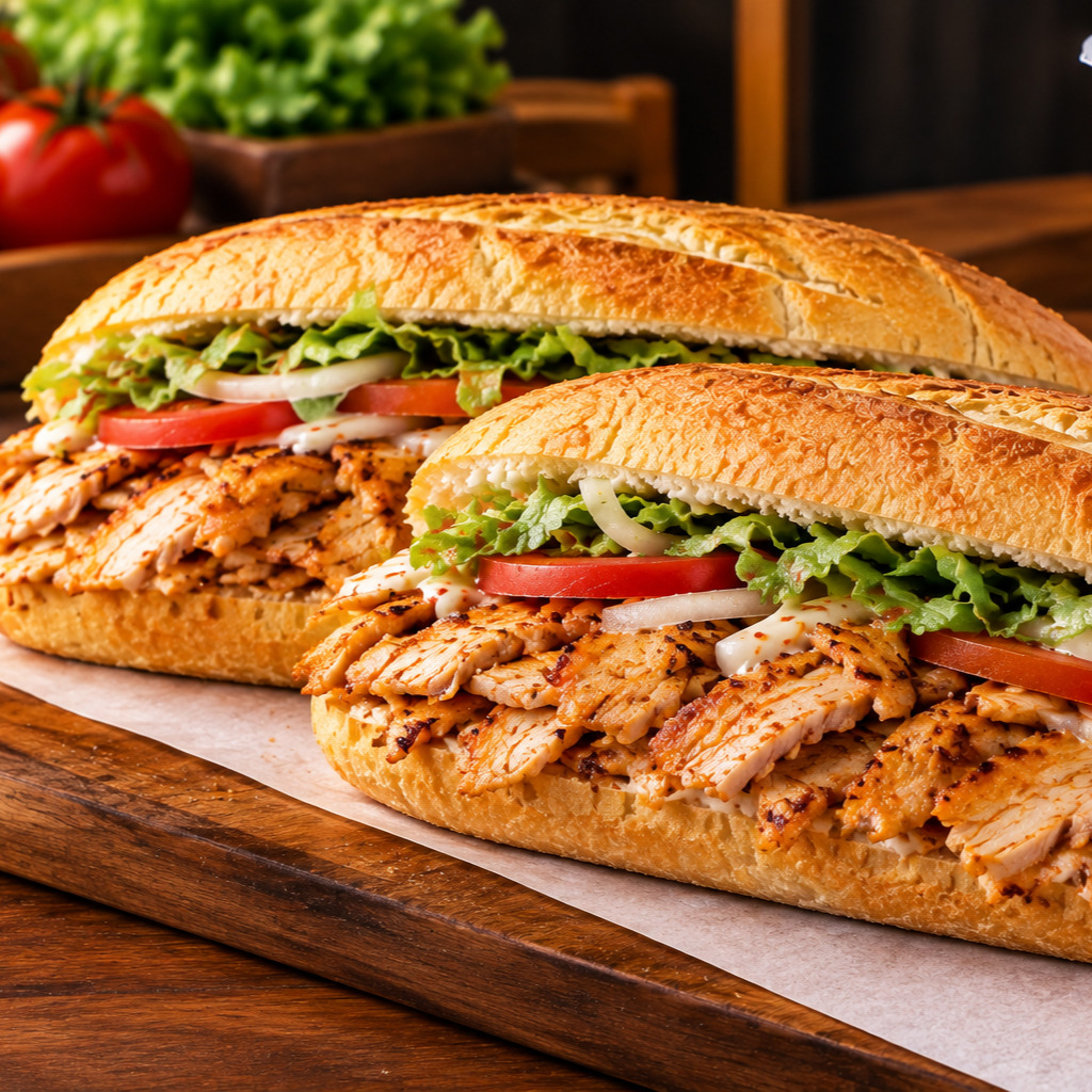 2'li Ekmek Arası Tavuk Döner