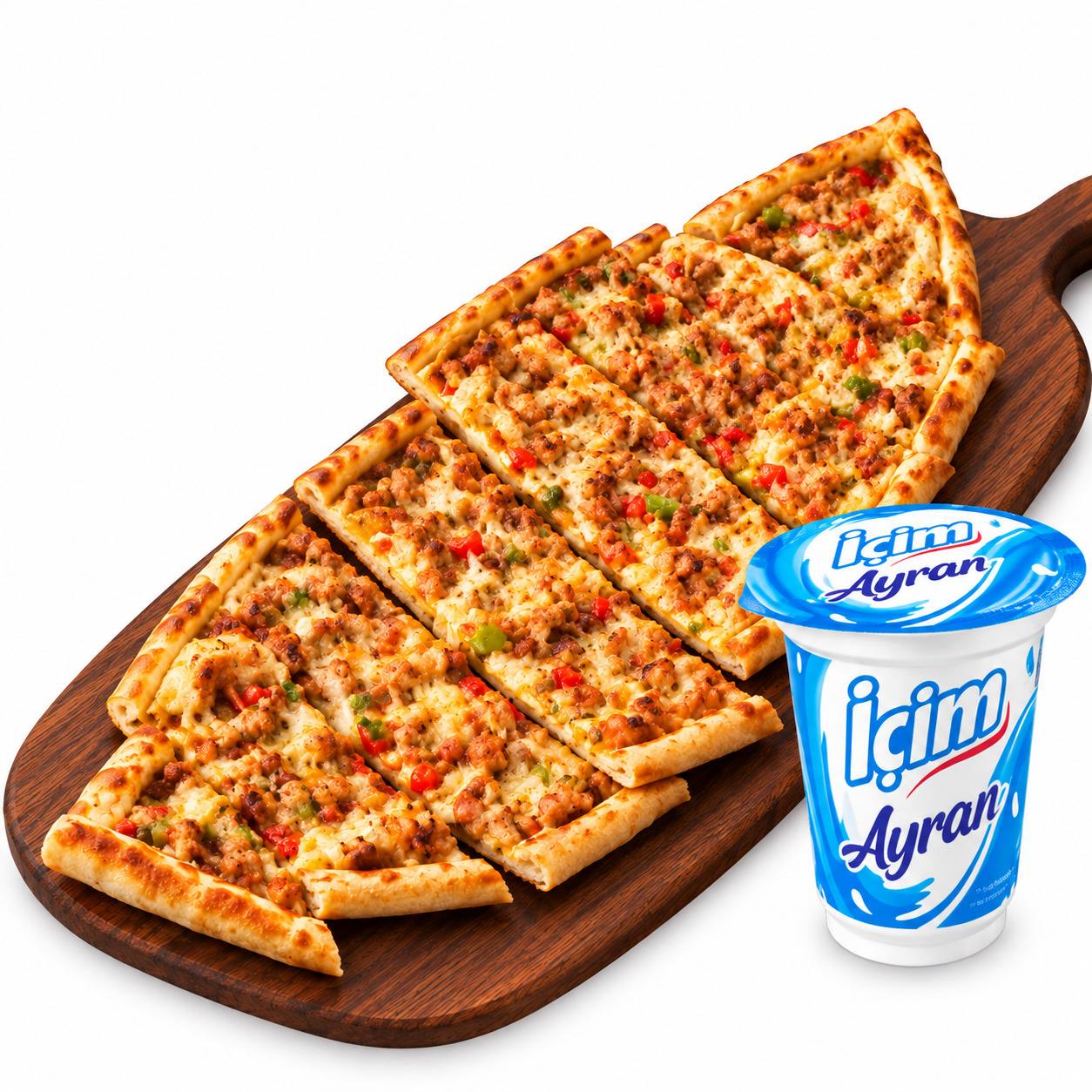🍗🧀45 cm Boyutunda Tavuklu Kaşarlı Pide menü