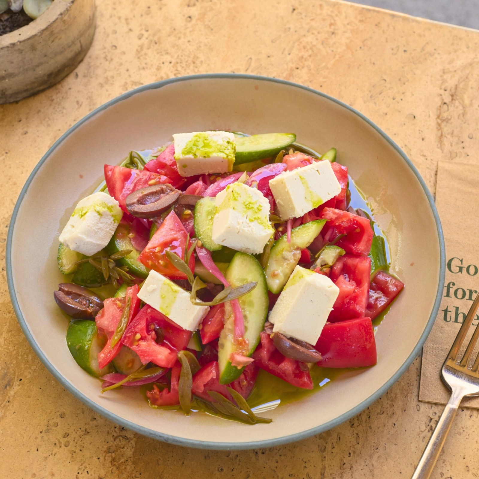 Feta Cheese Greek Salad