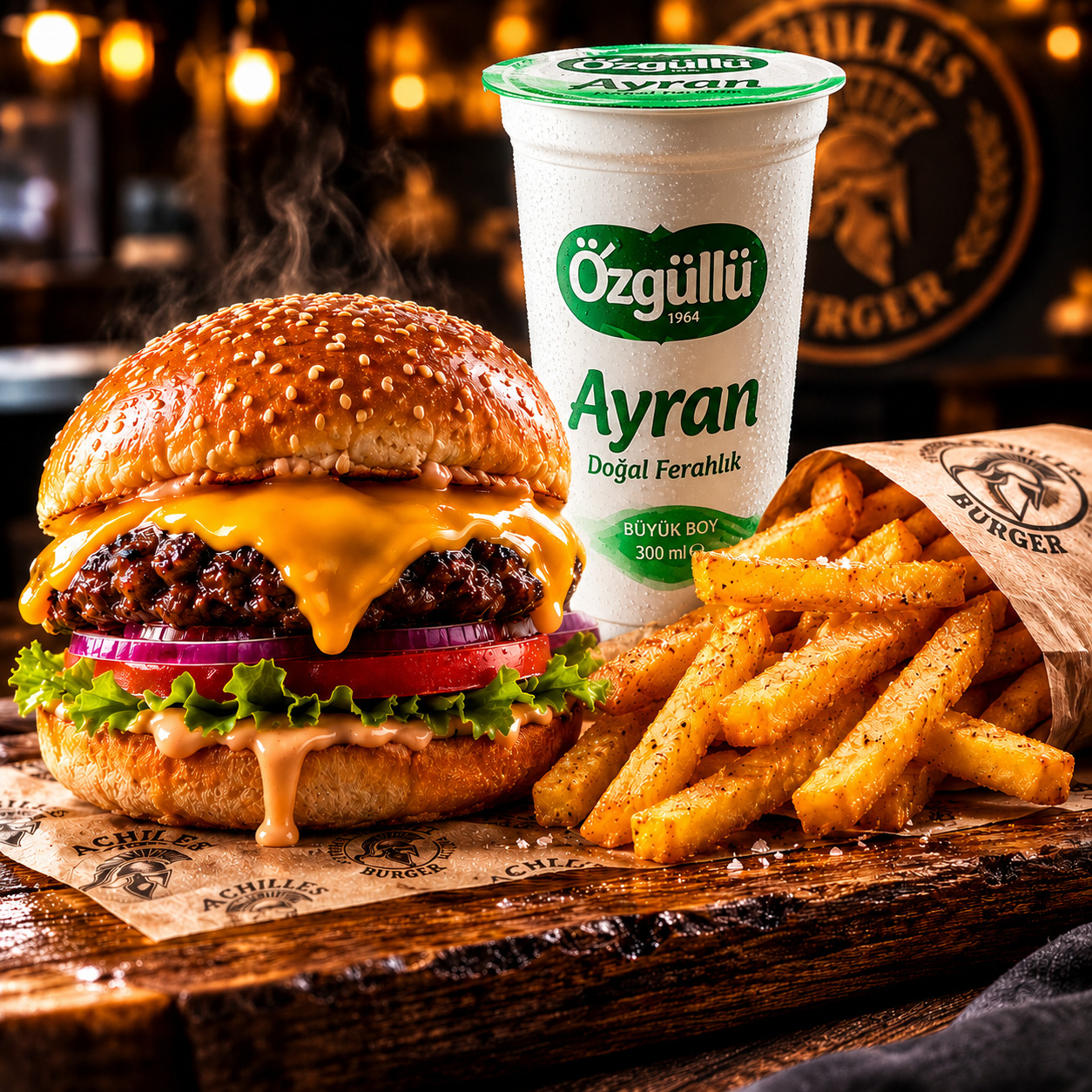 Achilles Ayran Menü
