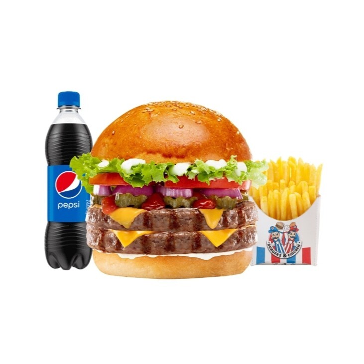 Super Double Prime Burger Menü