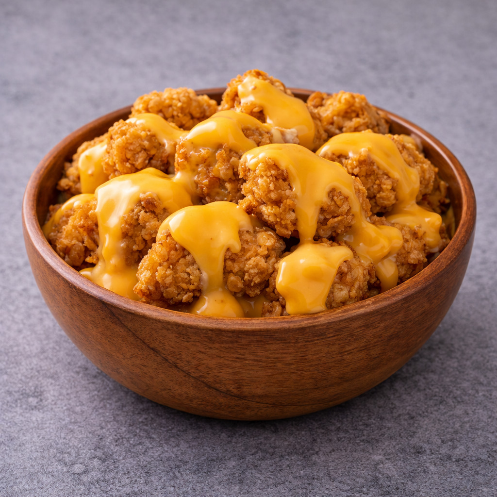 Cheddar Soslu Çıtır Tavuk