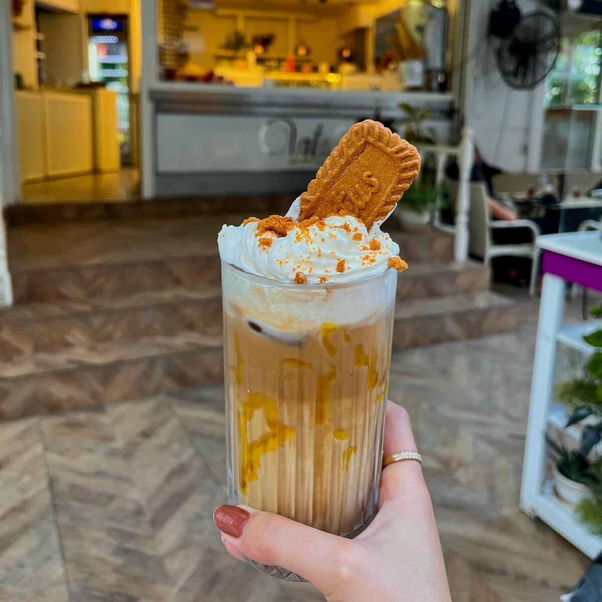 Lotus Iced Latte