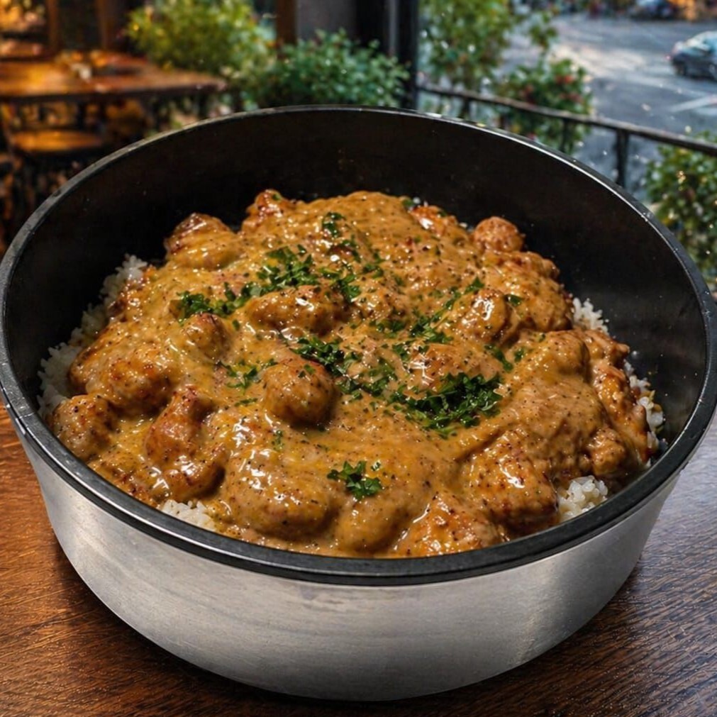 Barbekü Soslu Tavuk Pilav
