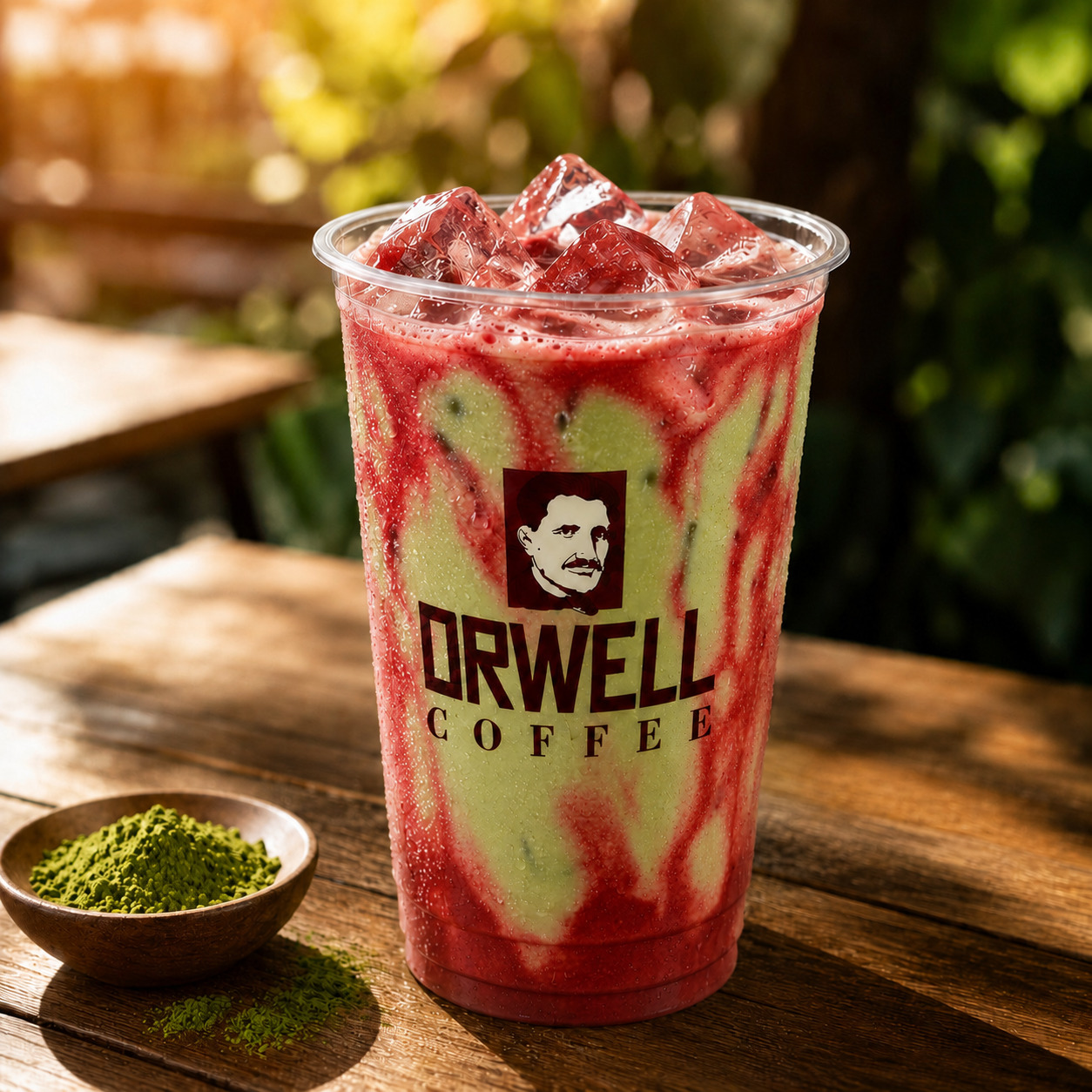 Matcha Latte (Strawberry)