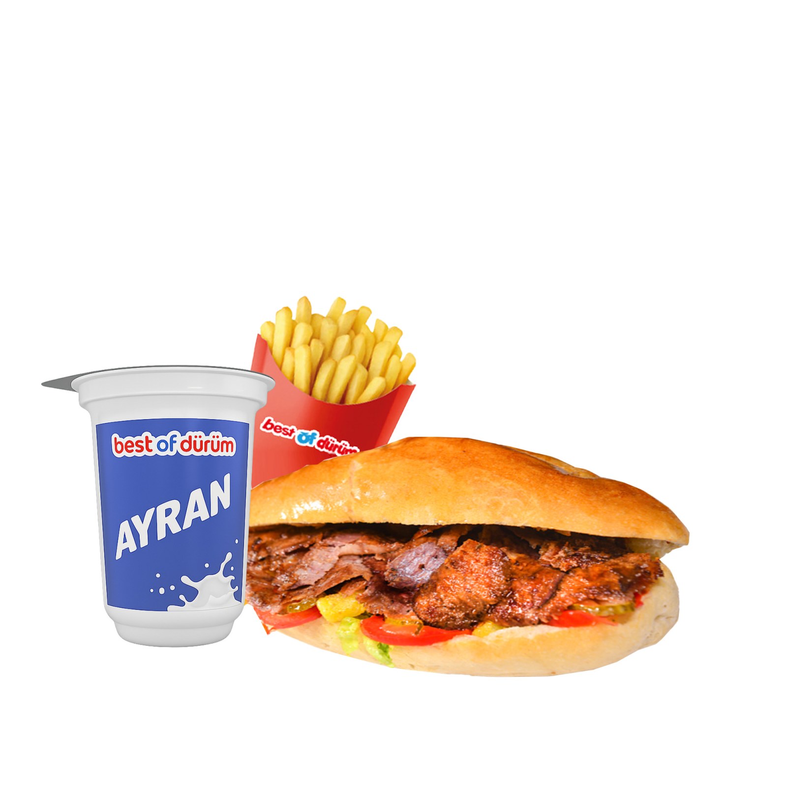 Yarım Ekmek Arası Et Döner Menü