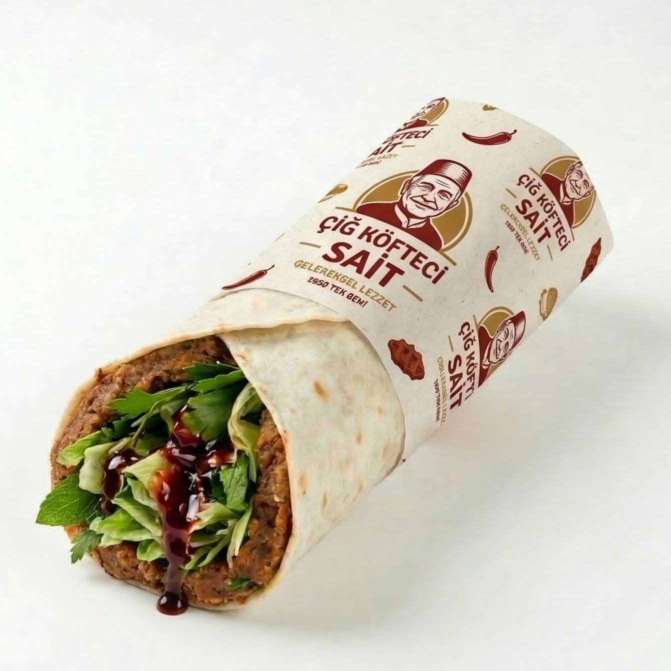 Double Sait Çiğköfte Dürüm (200 gr)