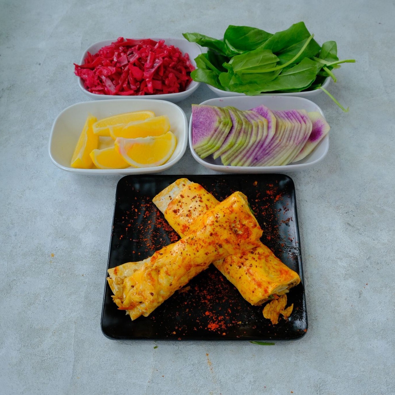 Cheddarlı Tavuk Tantuni Dürüm