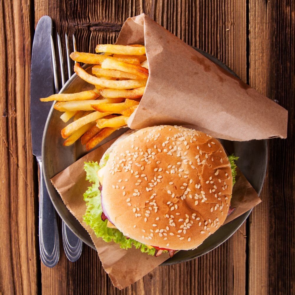 Cheeseburger Menü