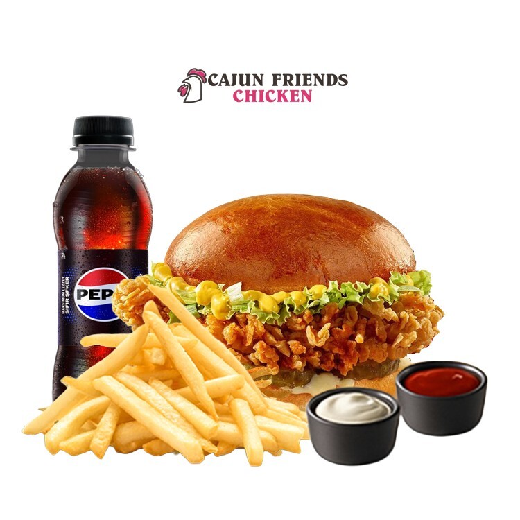 Bbq Tenders Burger Menü