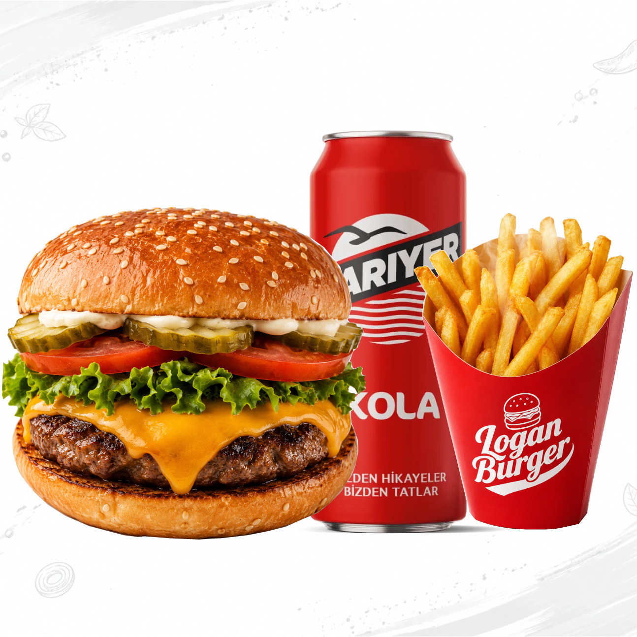 Klasik Burger & Patates Menü