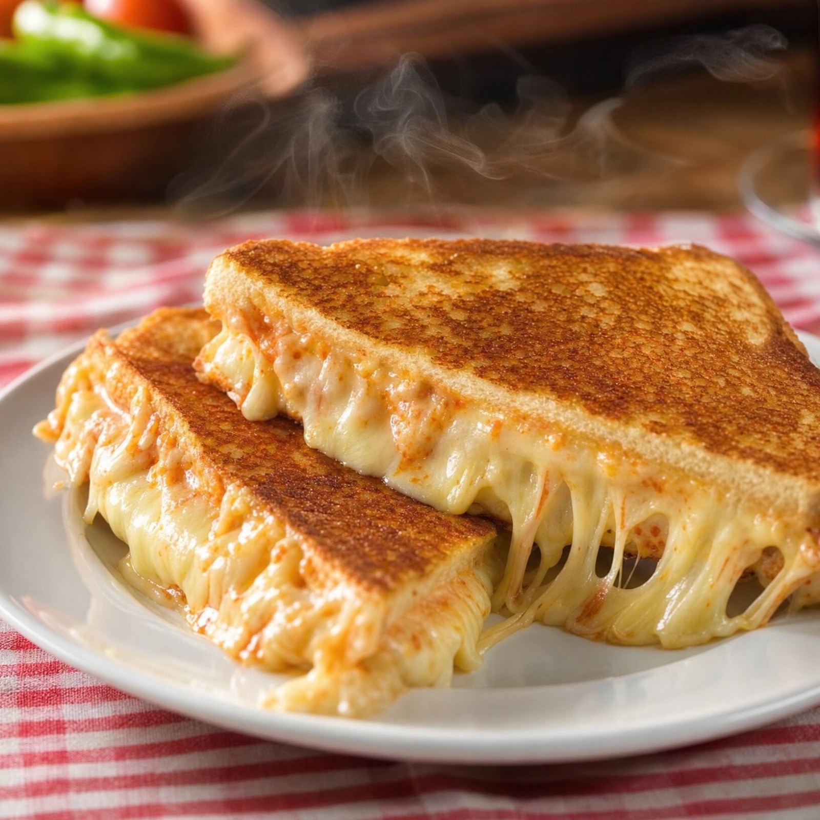 3 Peynirli Bazlama Tost
