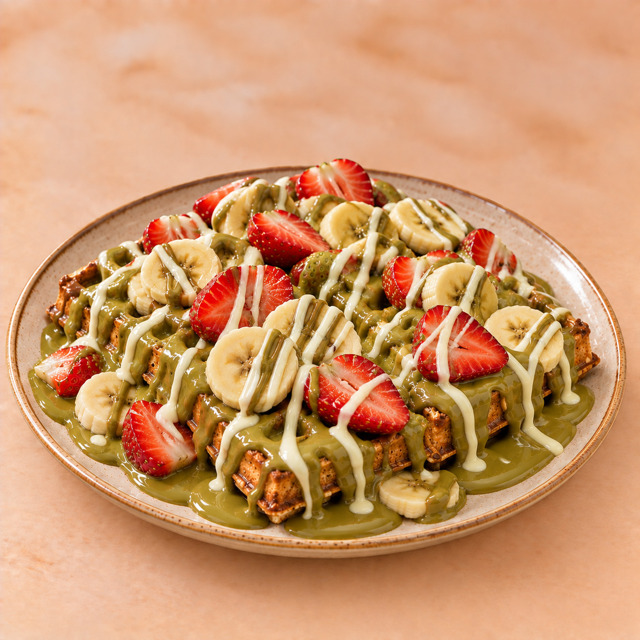 Pistachio Waffle