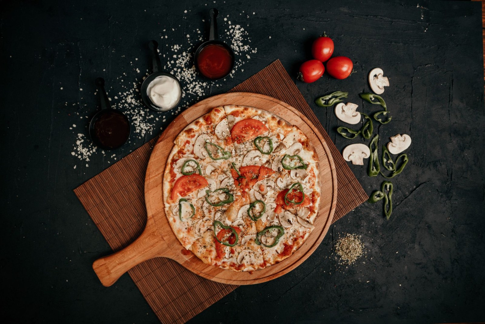 Mantarlı Pizza (Standart Boy)
