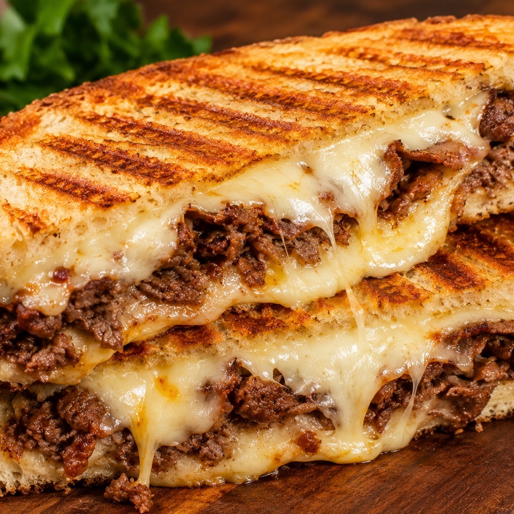 Kavurmalı Kaşarlı Tost