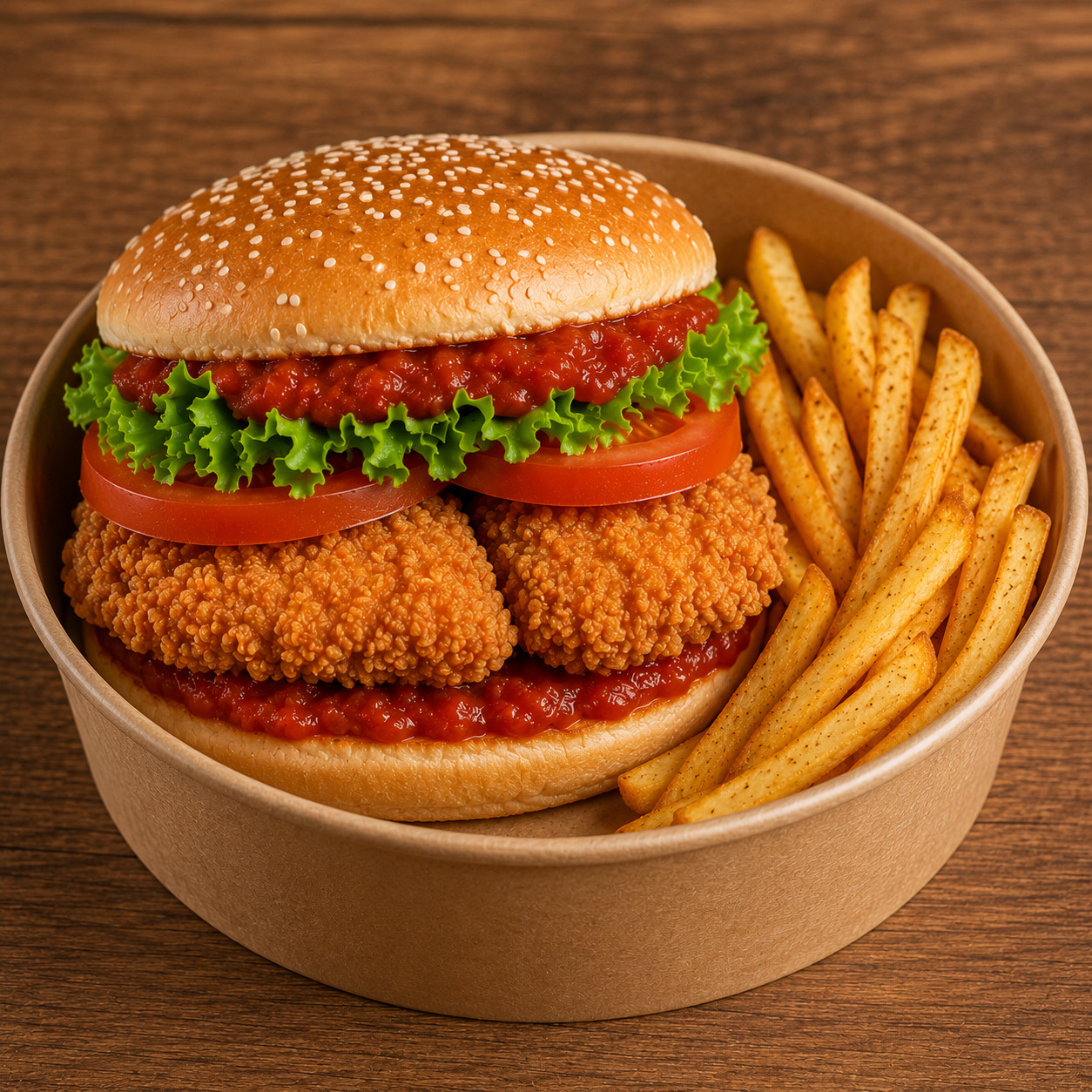 Mexicana Çıtır Tavuk Burger
