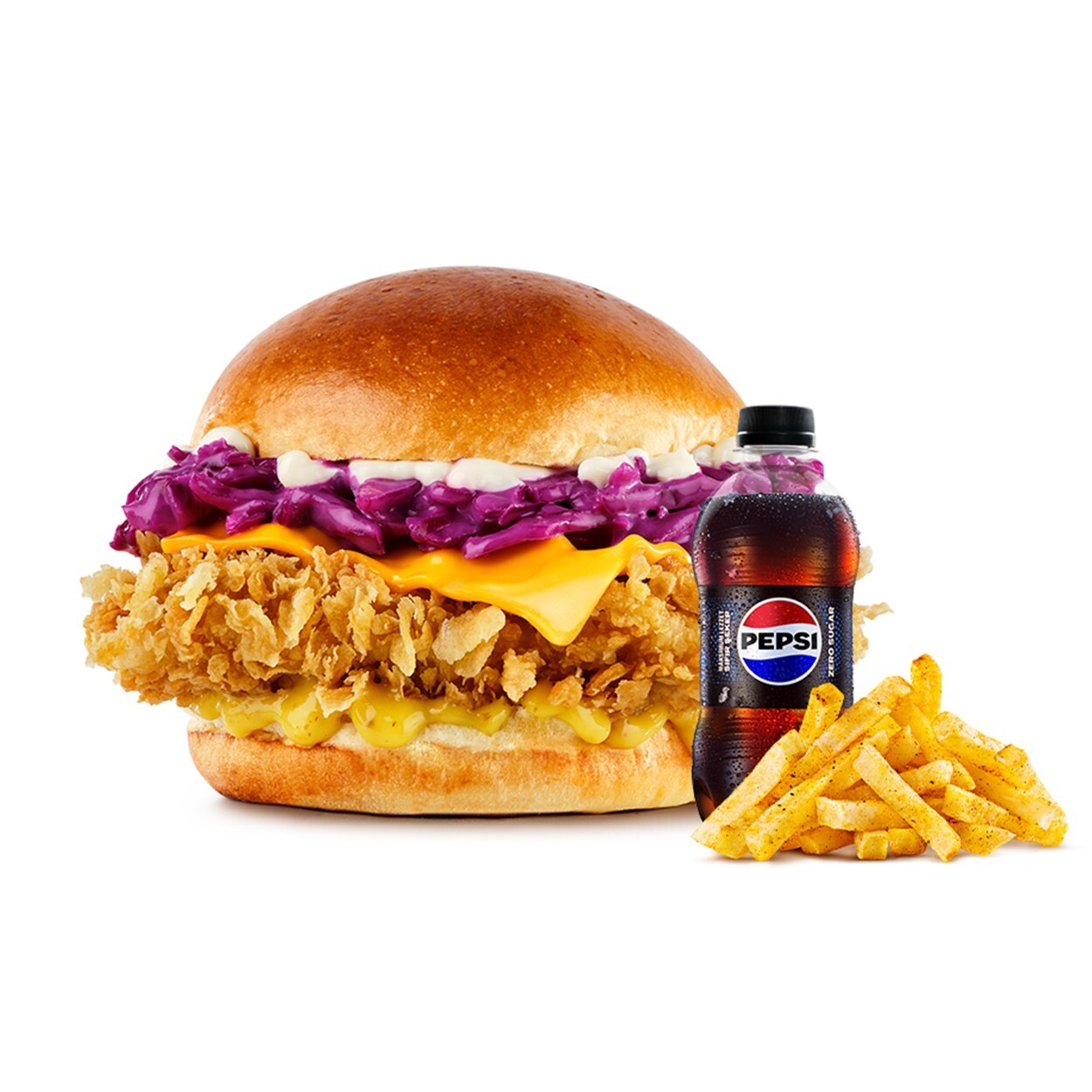 Bloom Chicken Burger Menü