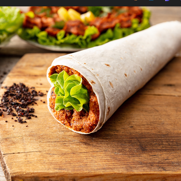 Double Çiğ Köfte Dürüm (200 gr)