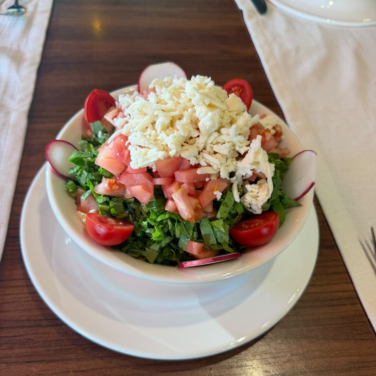 Peynirli Roka Salatası