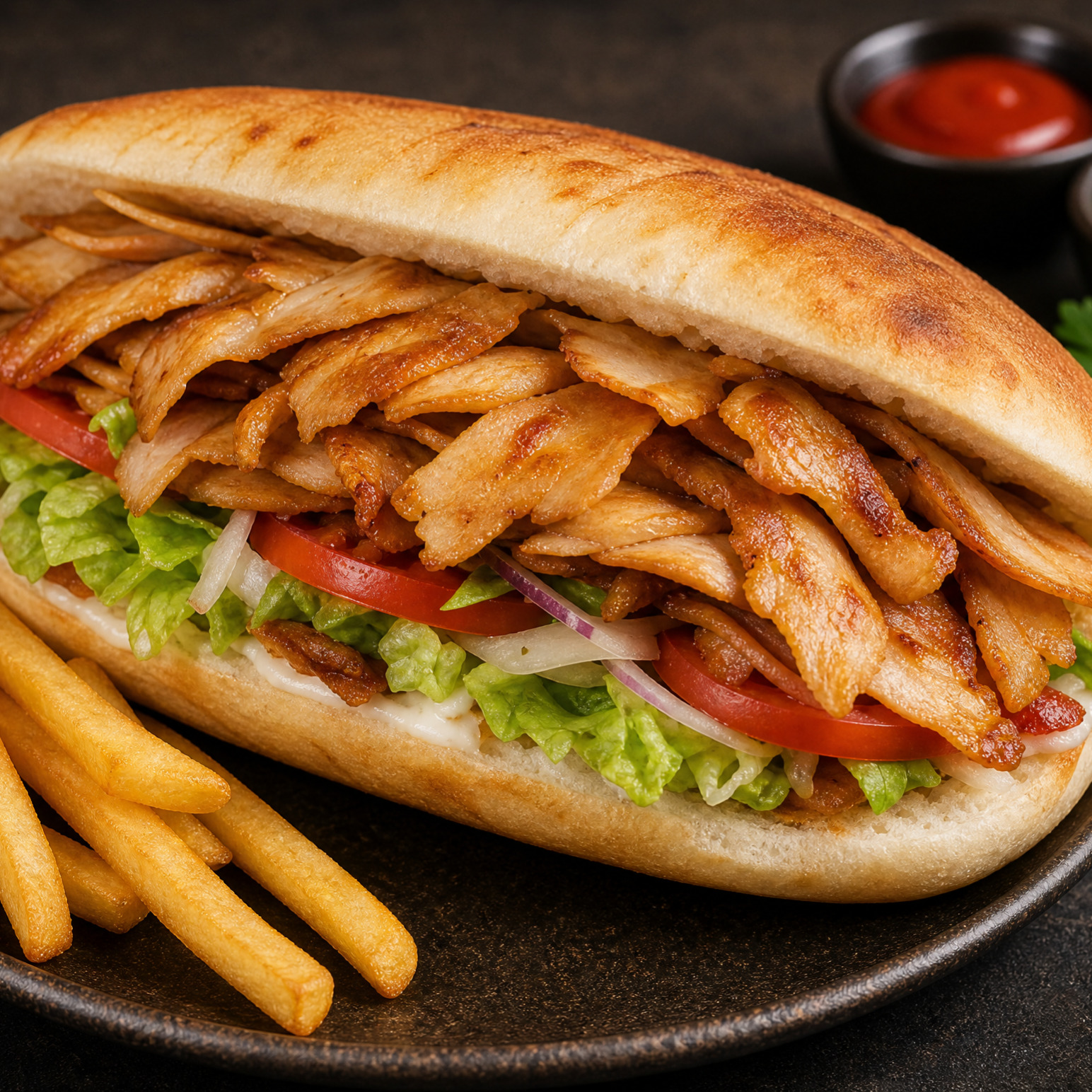 Ekmek Arası Tavuk DÖNER(Tam Ekmek, 75 gr)