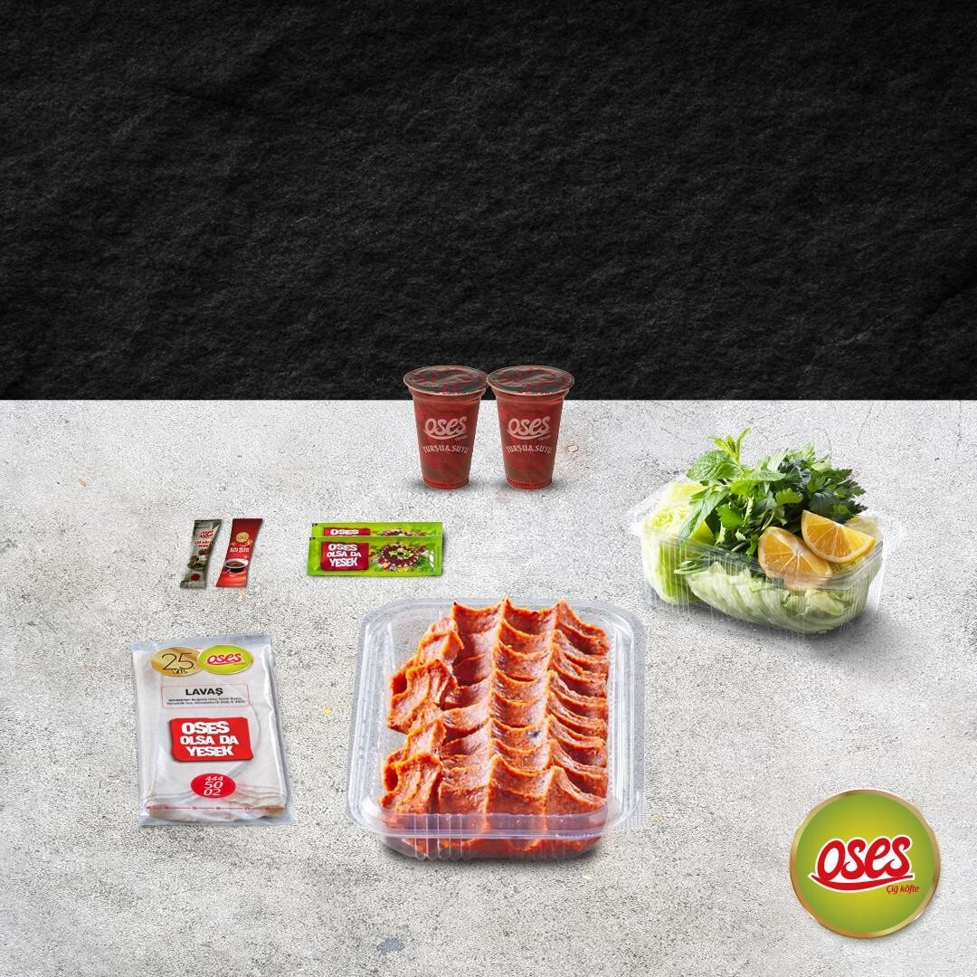 Çiğ Köfte (300 gr.) & Turşu Suyu Menü