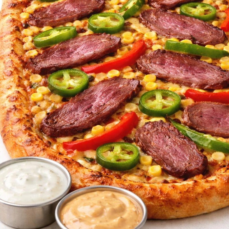 Pastırmalı Pizza (Orta Boy)