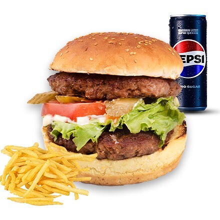 İso Double Hamburger Menü
