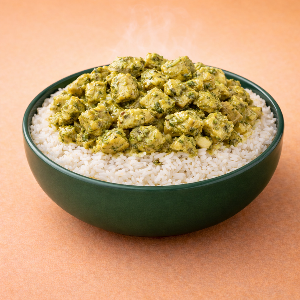 Pesto Soslu Tavuklu Pilav