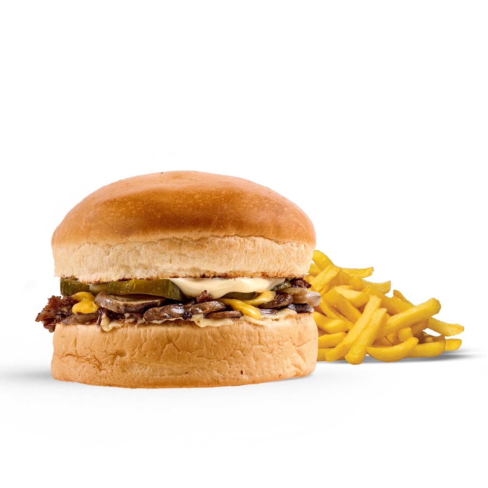 Smash Mushroom Burger