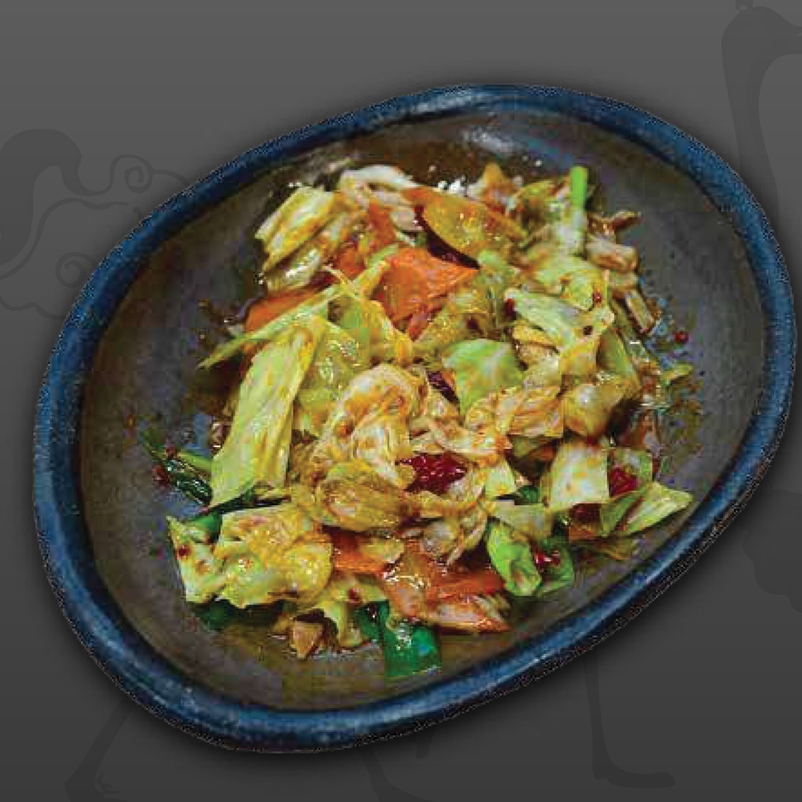 Acılı Lahana Salatası
