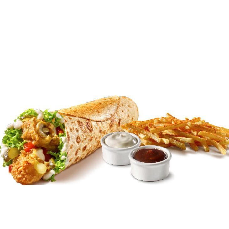 Cajun Tavuk Dürüm