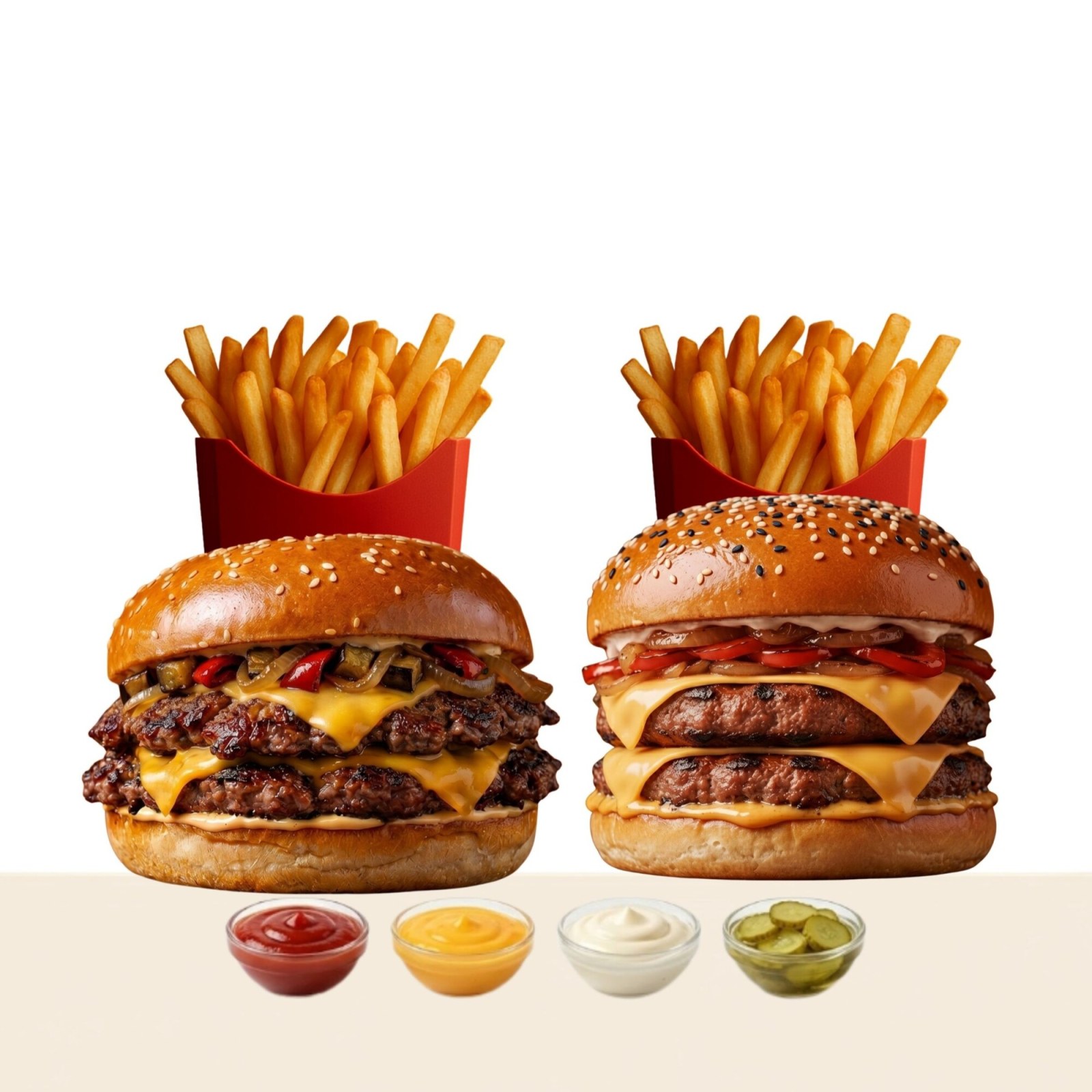 Gosht 2’li XL Burger Menü: Smash + Special