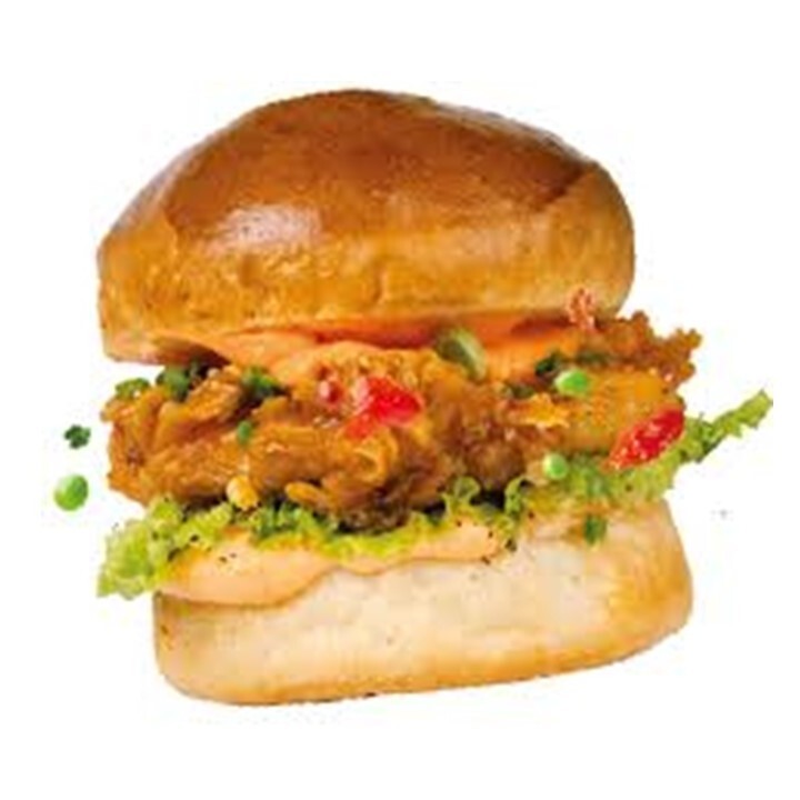 Çıtır Tavuk Hamburger (Chili Sosu ile Birlikte)